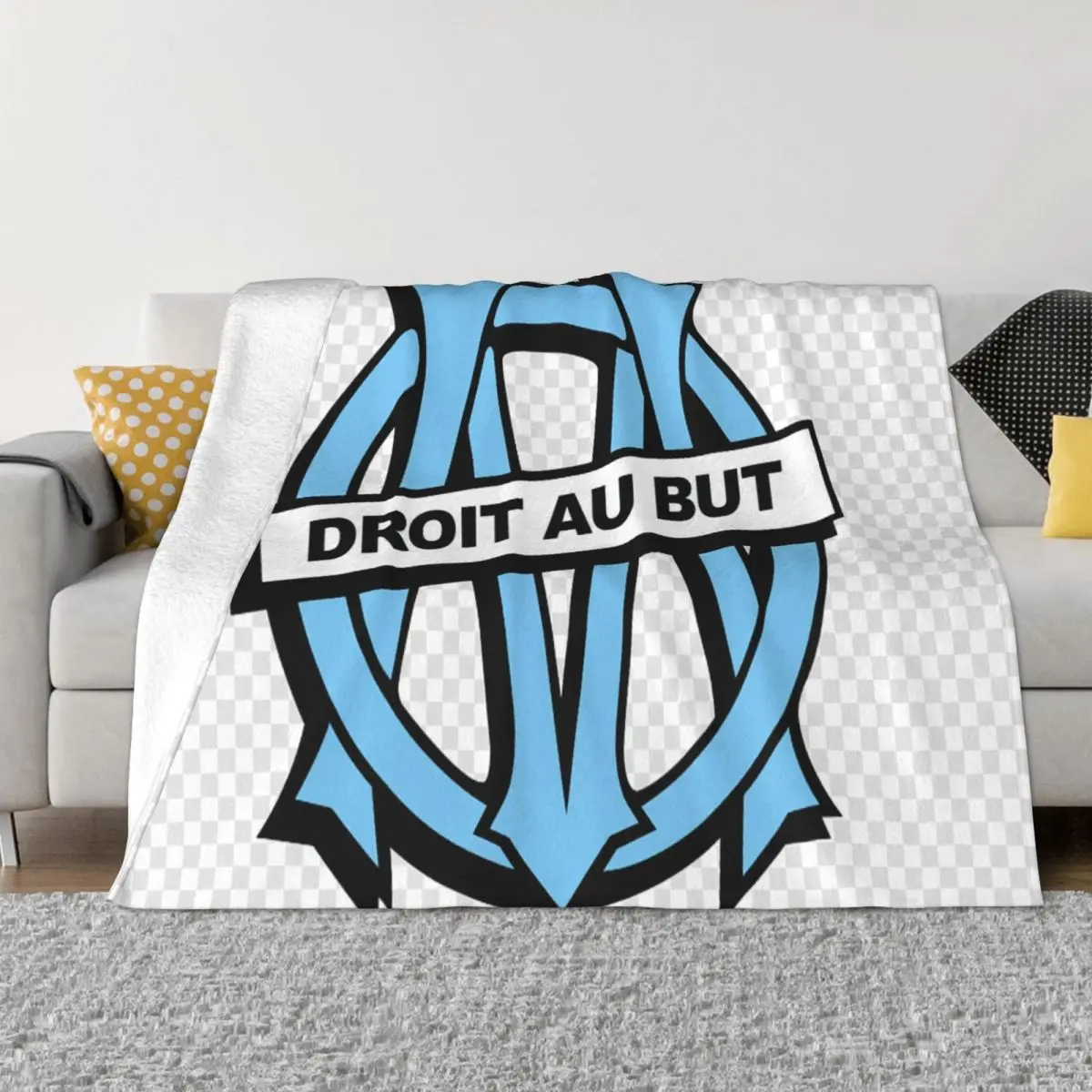 

Droit Au But Logo 13 Quilt Bed Blankets Custom Blanket Personalized Throw Blanket