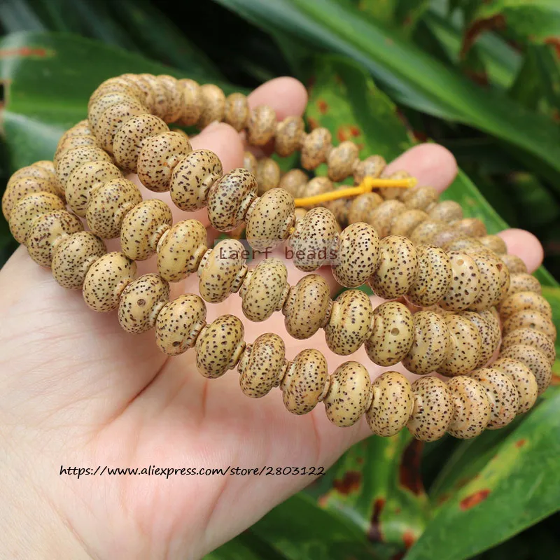 Natural 114Pcs Bodhi Rudraksha High density Chicken Oil Yellow Bodhi Beads Xingyue Bodhi Beads,For DIY Jewelry Making !