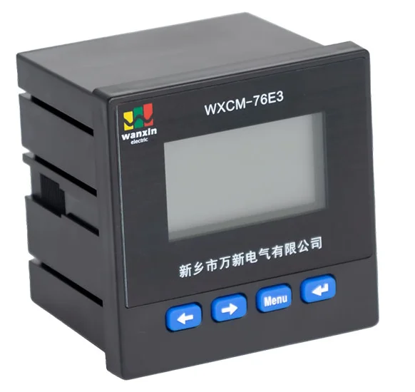 Multifunctional power meter with 485 communication WXDM-76E3 BXLC low voltage compensation controller
