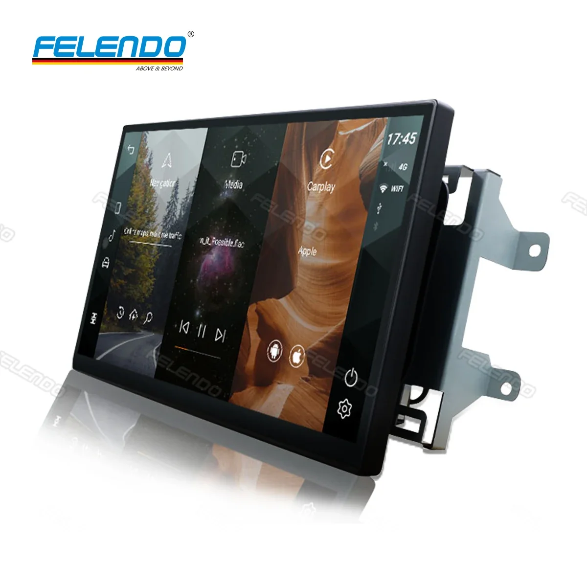 2023 Newt 13.3 Inch Car Player Multimedia Player Upper Screen Monitor Display For Range Rover Vogue And Sport 2013-2017