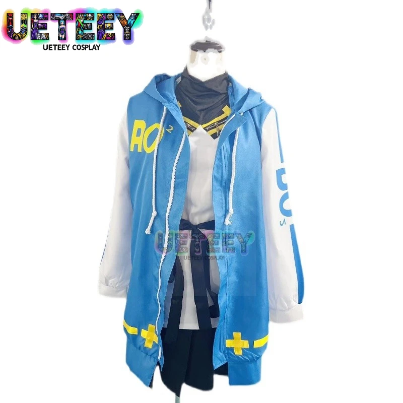 

UETEEY Cos Guilty Gear Strive Bridget Косплей Костюм | Полный комплект женской одежды для ролевых игр