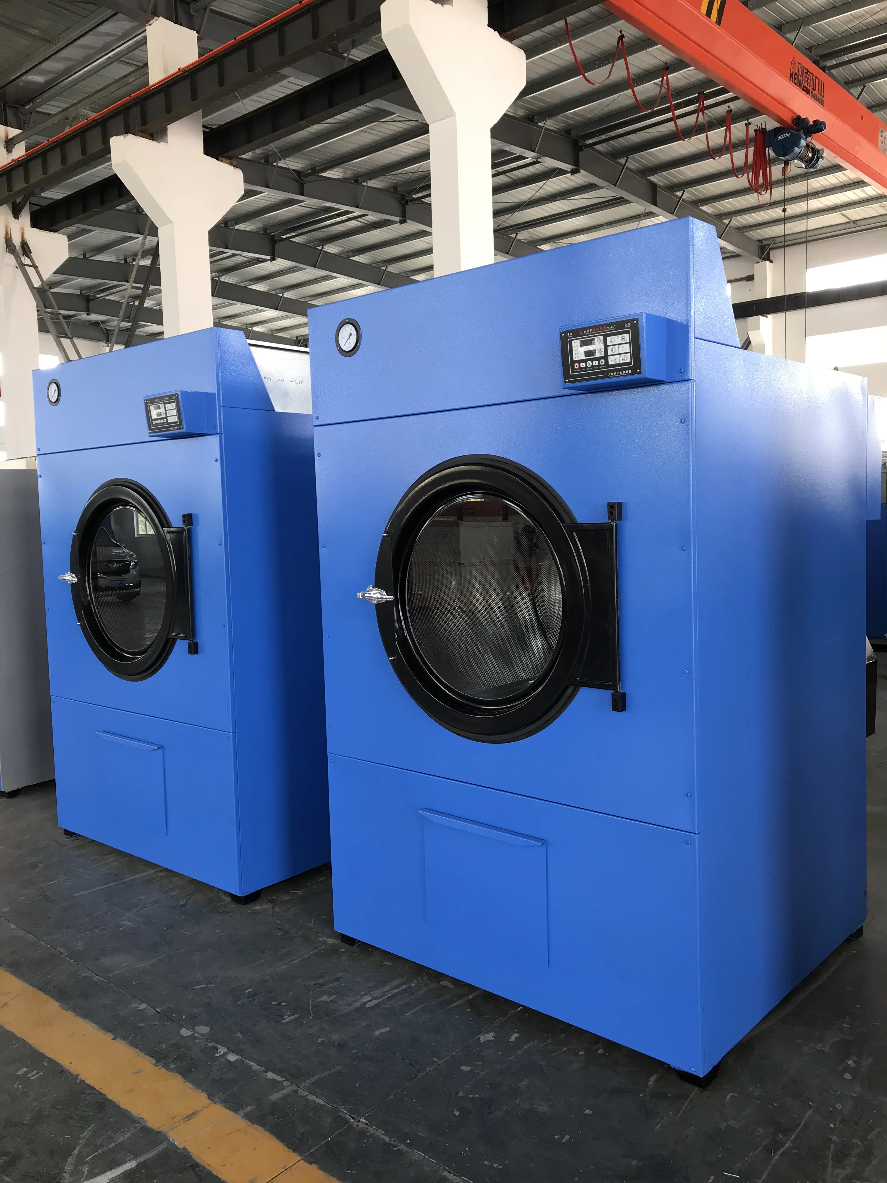 100kg Professional Industrial Clothes Dryer Steam Electric Gas Heated for Hotel Laundry and Large Factory Drying Equipment