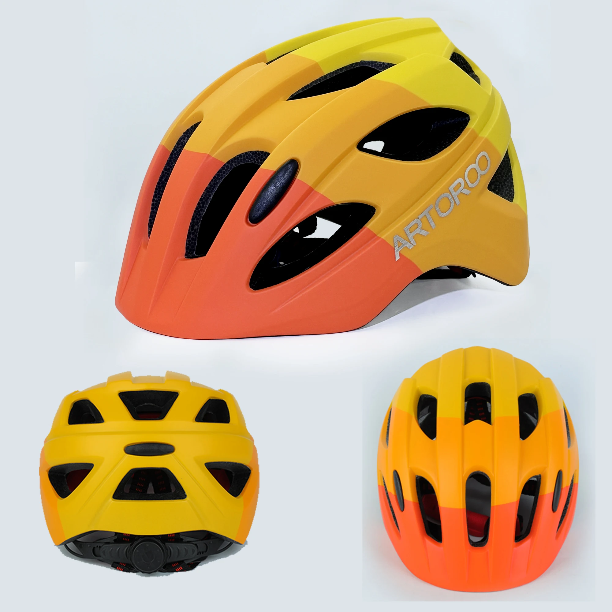 ARTOROO Kinderfahrradhelm, Jungen- und Mädchen-Fahrrad- und Rollerhelm für Kinder, größenverstellbar. – Detail 3