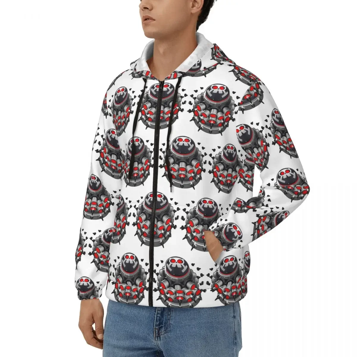 Bloons Td 6 للأطفال قلنسوة بسحاب Harajuku البلوز الخريف الشتاء الرجال المرأة البلوز كم طويل بلايز #4