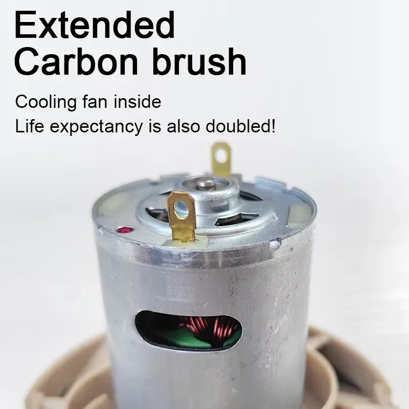 120W Vacuum Cleaner Motor with 545 Ball Bearing Large Suction Energy Saving Electric Micro Motor for Cleaner view 4