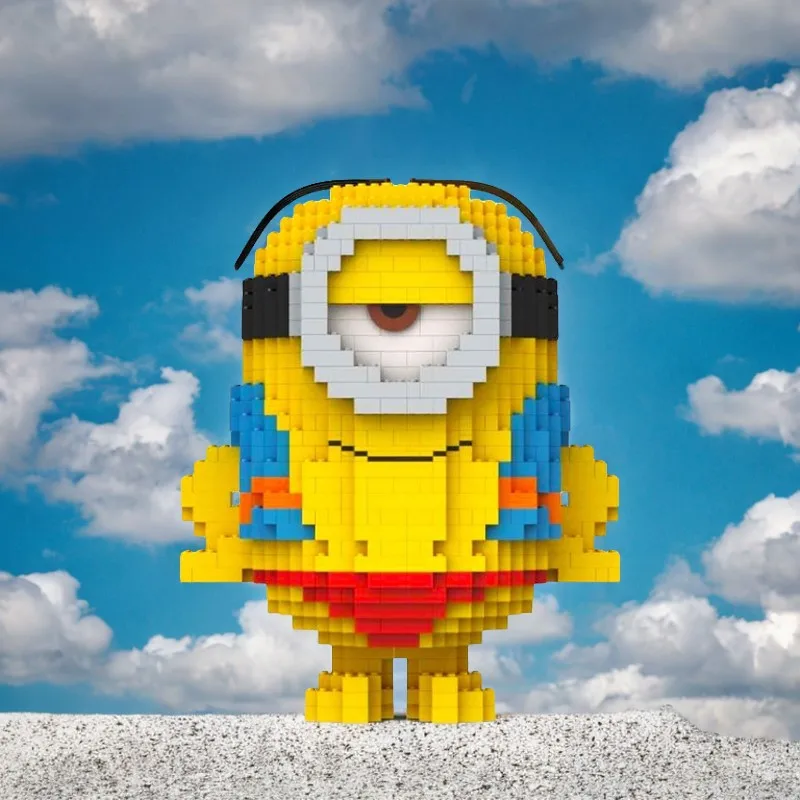 

1875 шт., серия Minionsses, стринги, забавная модель персонажа, Moc, сделай сам, образовательная модель, строительные блоки, игрушка для фильма