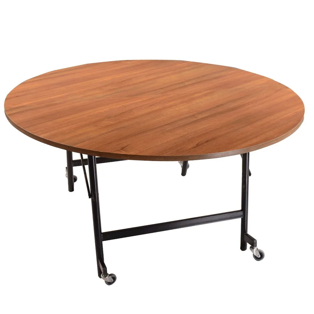 Modern Folding Banquet Table for Home for Dining Kitchen Bar Office Farmhouse or Living Room Home Furniture