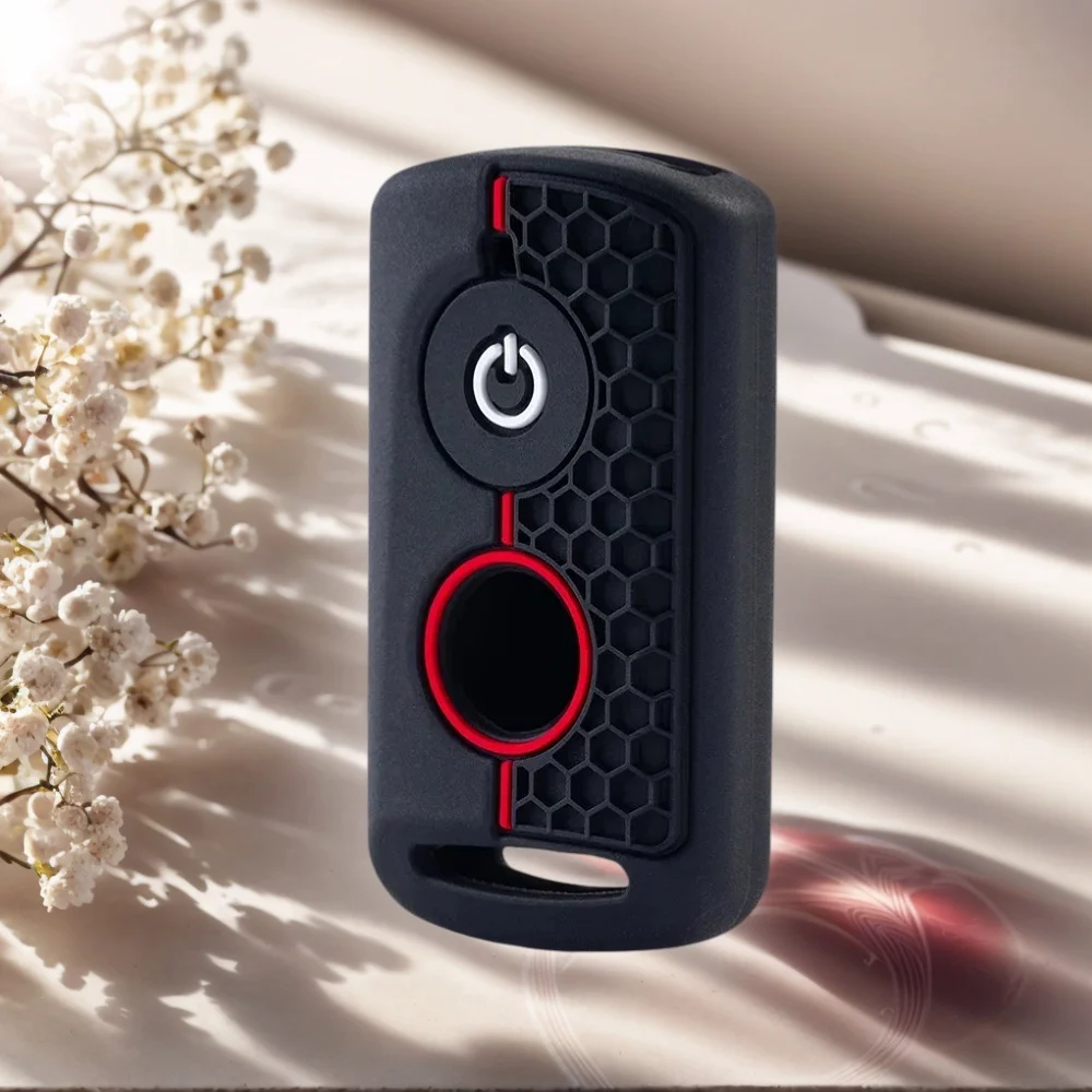 Silicone Motor Remote Key Fob Case For Yamaha Nmax 2021/2022 NVX NVX155 XMAX XMAX300 QBIX AEROX JAUNS 2018 2019 Car Accessories