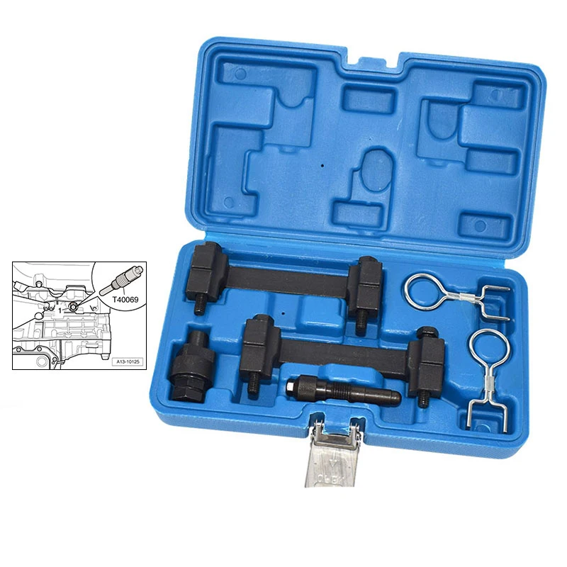 T40070 Engine Camshaft Timing Locking Tool Set For VW Audi A4 A6 A8 FSI V6 V8 2.4 3.2