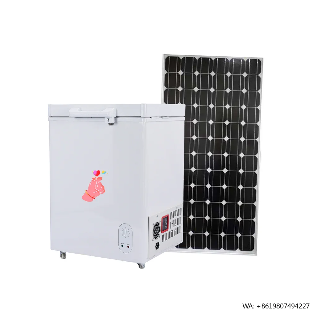 Factory Direct Sales  Solar Powered Freezer 88 L Dc 12 24V System with Single Door Practical for Home and Business