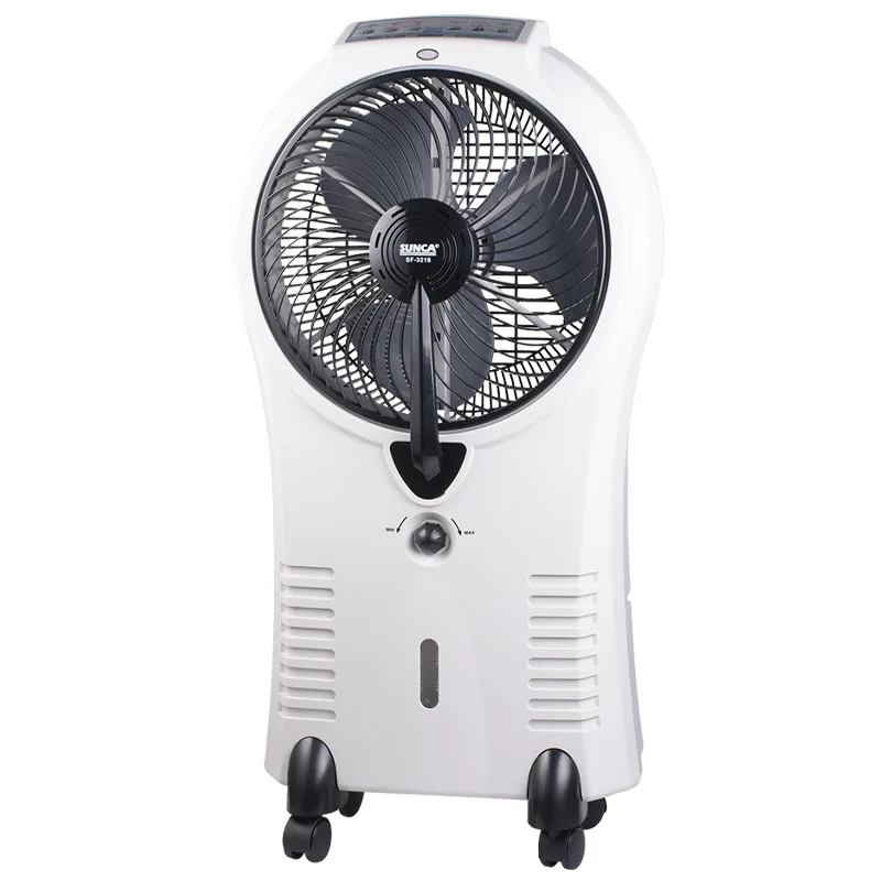 

Rechargeable Water Air Cooler 4l Water Tank Humidifier Mist Water Spray Fan with 12V7.7AH BATTERY Air Blower Humidifier Mist Fan