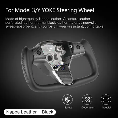 8 best sales steering wheel tesla - №6