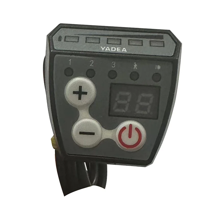 YADEA-Connecteur étanche pour vélo électrique, affichage LED, 36V, 48V, accessoires de scooter électrique, adapté au vélo YADEA