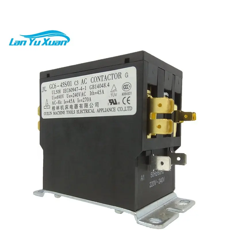 Contator 45a Monofásico Pólo ar Condicionado Contator Refritearte de Alta Qualidade Gc645s 01 c3 Marca 220v ac