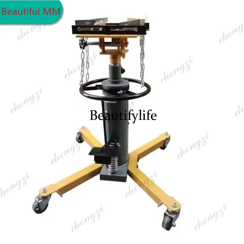 

M138 0.6 Ton Hydraulic Telescoping Transmission Jack High Lift Gearbox Bracket With Foot Pedal For Auto Repair Garage Shop Hois