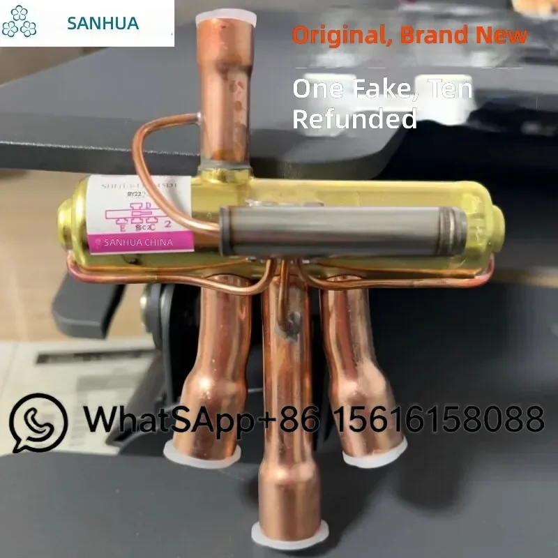 Original Sanhua Air Conditioner 2 HP 3 HP Four Way Reversing Valve SHF-11H-45D1 SHF-7H-34U-P Air Energy Hot Water