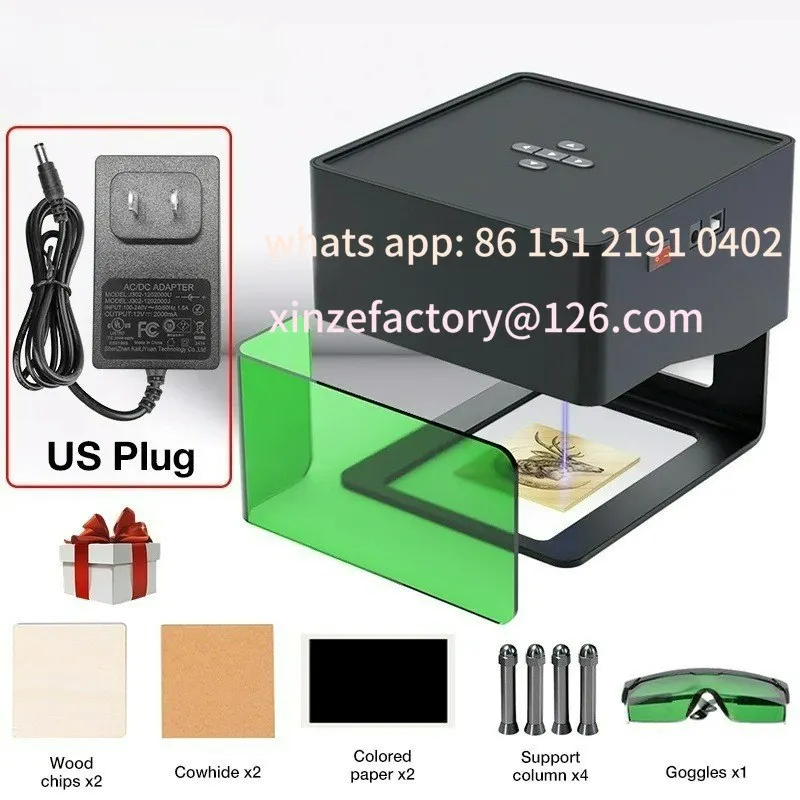 آلة النقش بالليزر القابلة للتخصيص: جهاز وضع العلامات على سطح المكتب الكهربائي المحمول المدمج