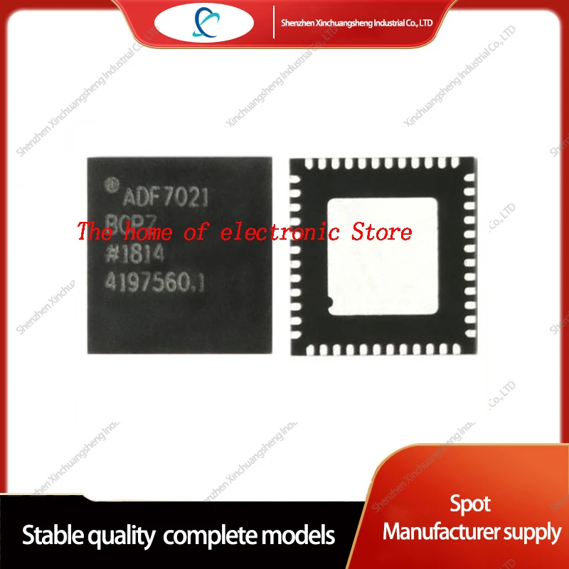 

5PCS ADF7021BCPZ-RL7 IC RF Only General ISM 1GHz 80MHz -650MHz, 862MHz 950MHz 48-WFQFN Exposed Pad ADF7021