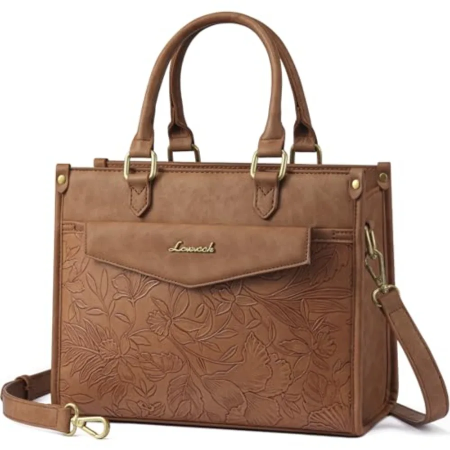 

LOVEVOOK Purses and Handbags for Women Trendy Satchel Tote Purse PU Leather Crossbody Shoulder Bag Top Handle for Ladies