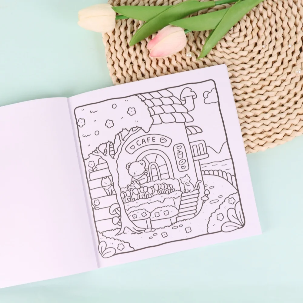 Happy Sweethearts: Coloring Book for Adults and Teens, Simple and Large Relaxing Design, Perfect Gift for Holidays