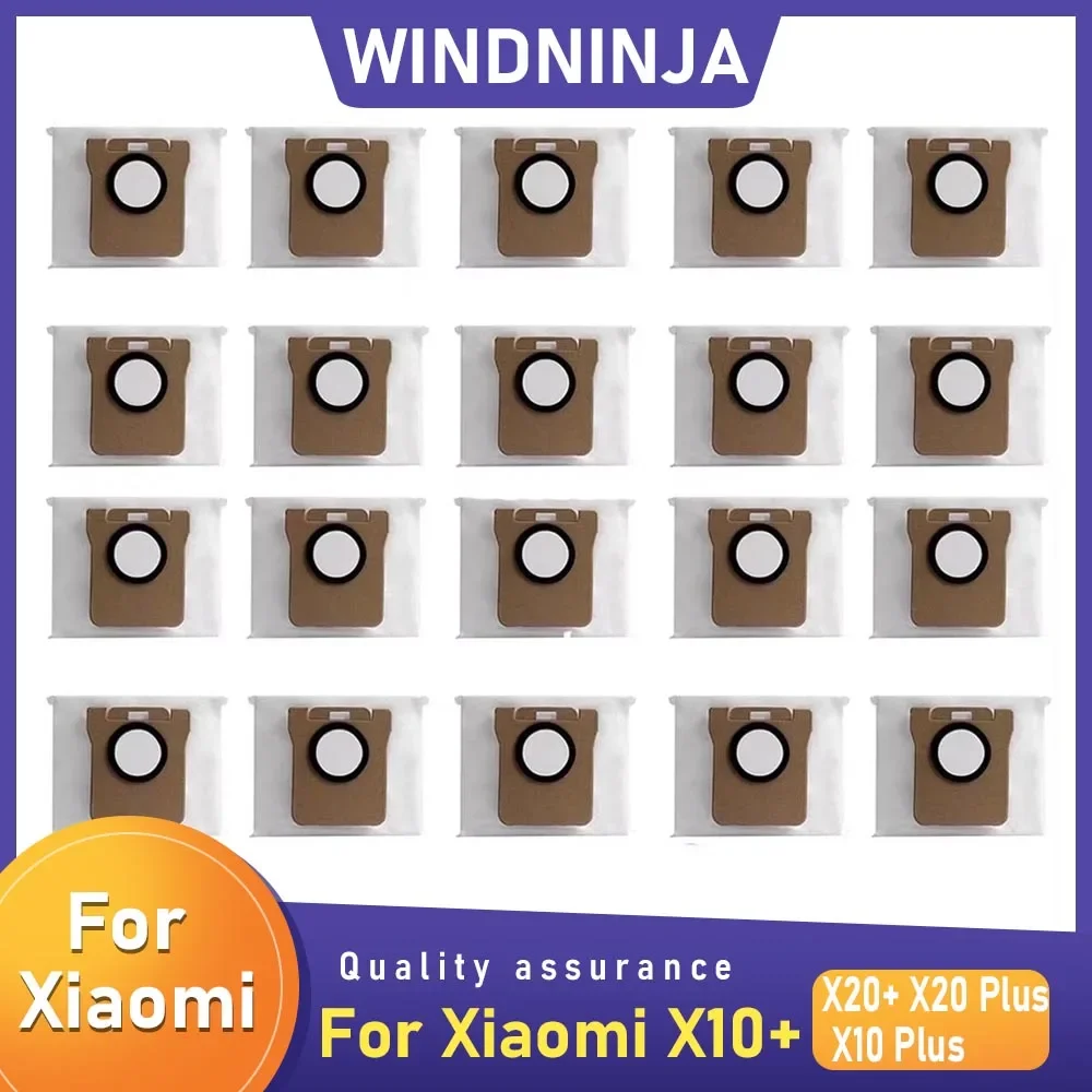 كيس لجميع الغبار لشاومي روبوت فراغ X20 + X10 + X20 زائد X10 زائد ل Dreame L10s الترا اكسسوارات غير المنسوجة النسيج حقيبة المتاح #1