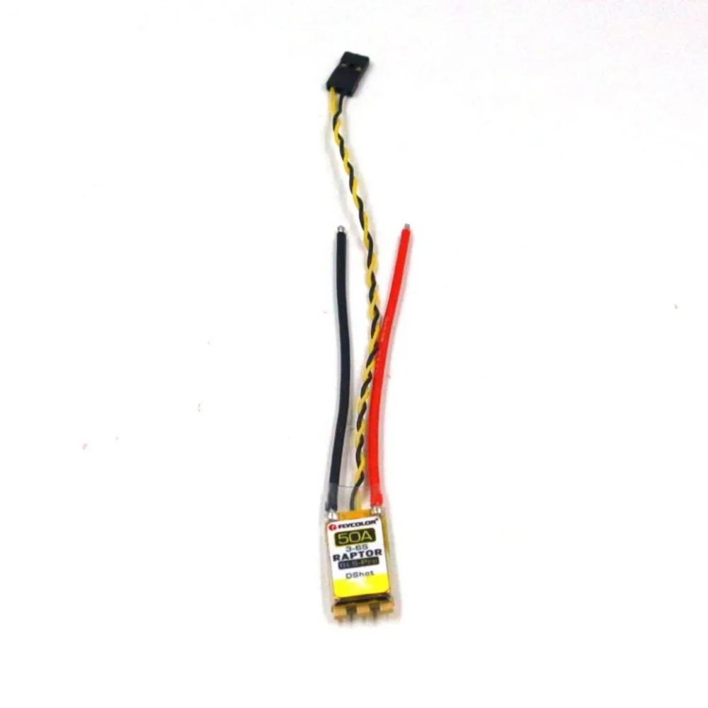 FATJAY FLYCOLOR 3-6S 50A ESC 25V propulsor submarino sin escobillas controlador de velocidad bidireccional a prueba de salpicaduras para barcos RC