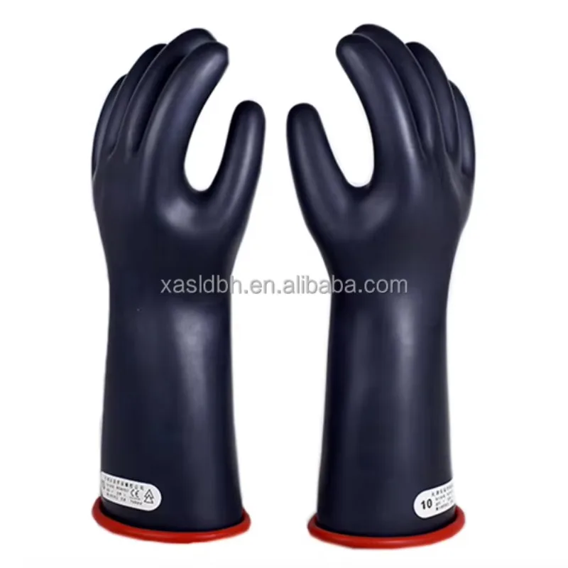 

10KV Latex Gloves Electrical Maintenance Auxiliary Protective Tools Various Sizes Customizable Labels