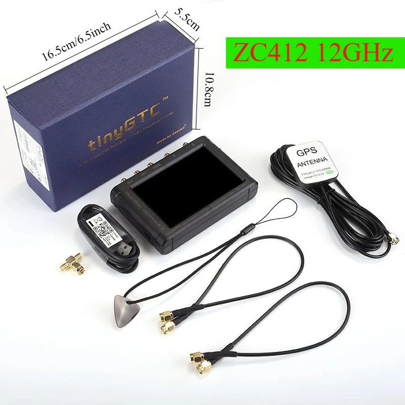 

tinyGTC ZC412 12GHz Frequency counterdual Timer/Counter with built-in GPSDO