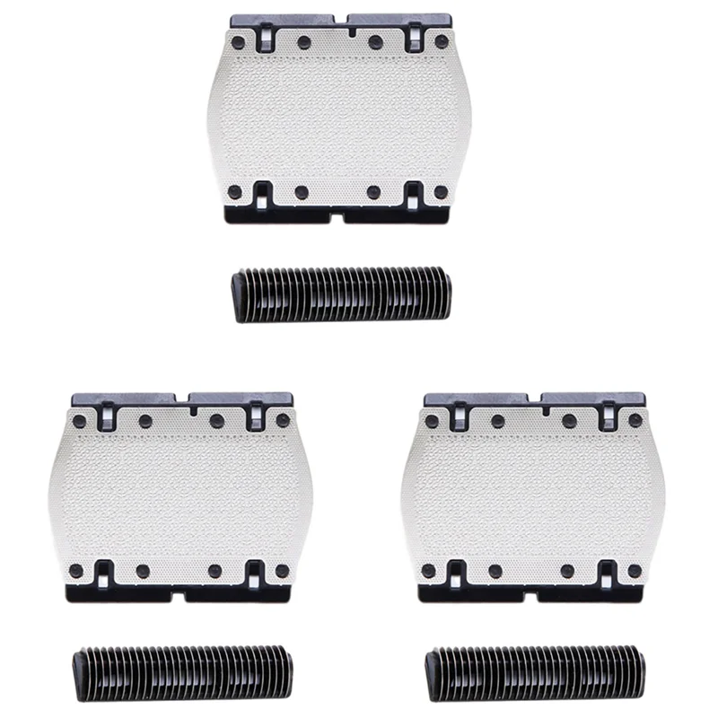 SANQ 3X cabezal de afeitadora hoja de afeitadora adecuada para BRAUN 5S cuchillo de Afeitadora eléctrica red 616 M30 M60 M90 P40 P50 P60