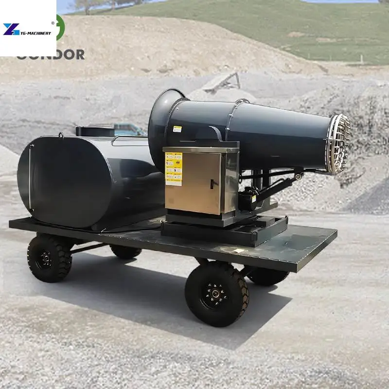 High Pressure Long Range Remote Control China Agricultural Smoke Dusting Fog Fogging Cannon Sprayer With Machine
