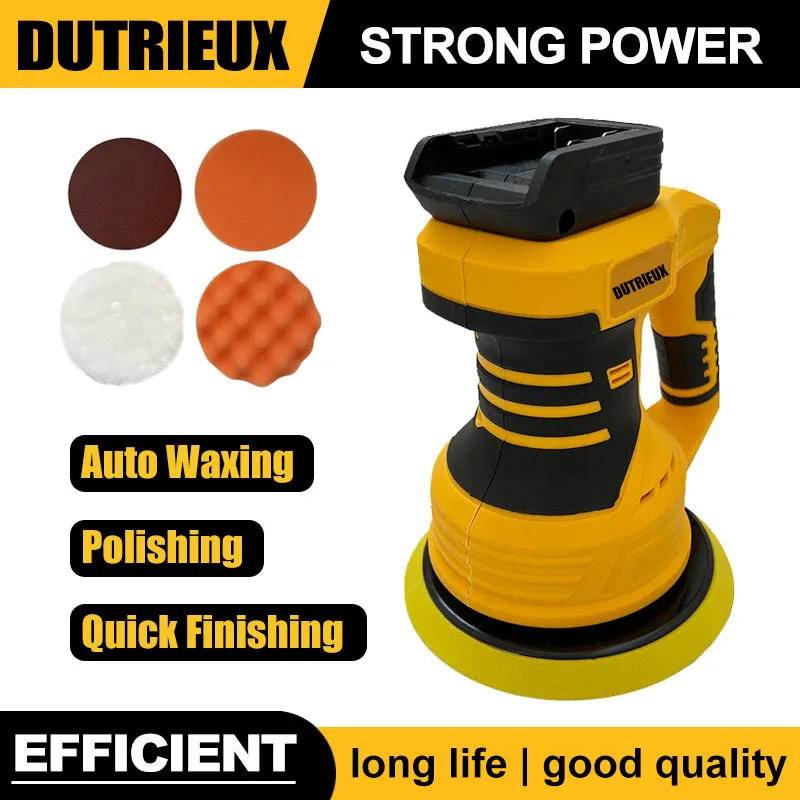

DEWALT 8 передач Беспроводная полировальная машина Перезаряжаемая автомобильная буферная полировальная машина Электрический вращающийся инструмент для батареи 18 В