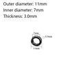 7x11x3mm 3pcs