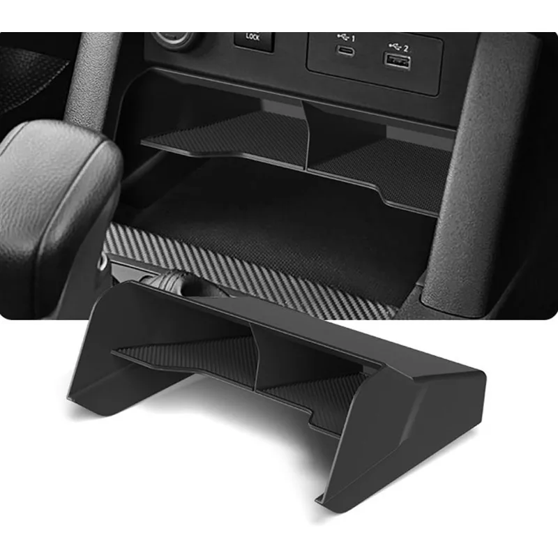 Kompatibel mit Mitsubishi Triton L200 2024-2025 ABS Auto-Mittelkonsole Aufbewahrungsbox Zubehör