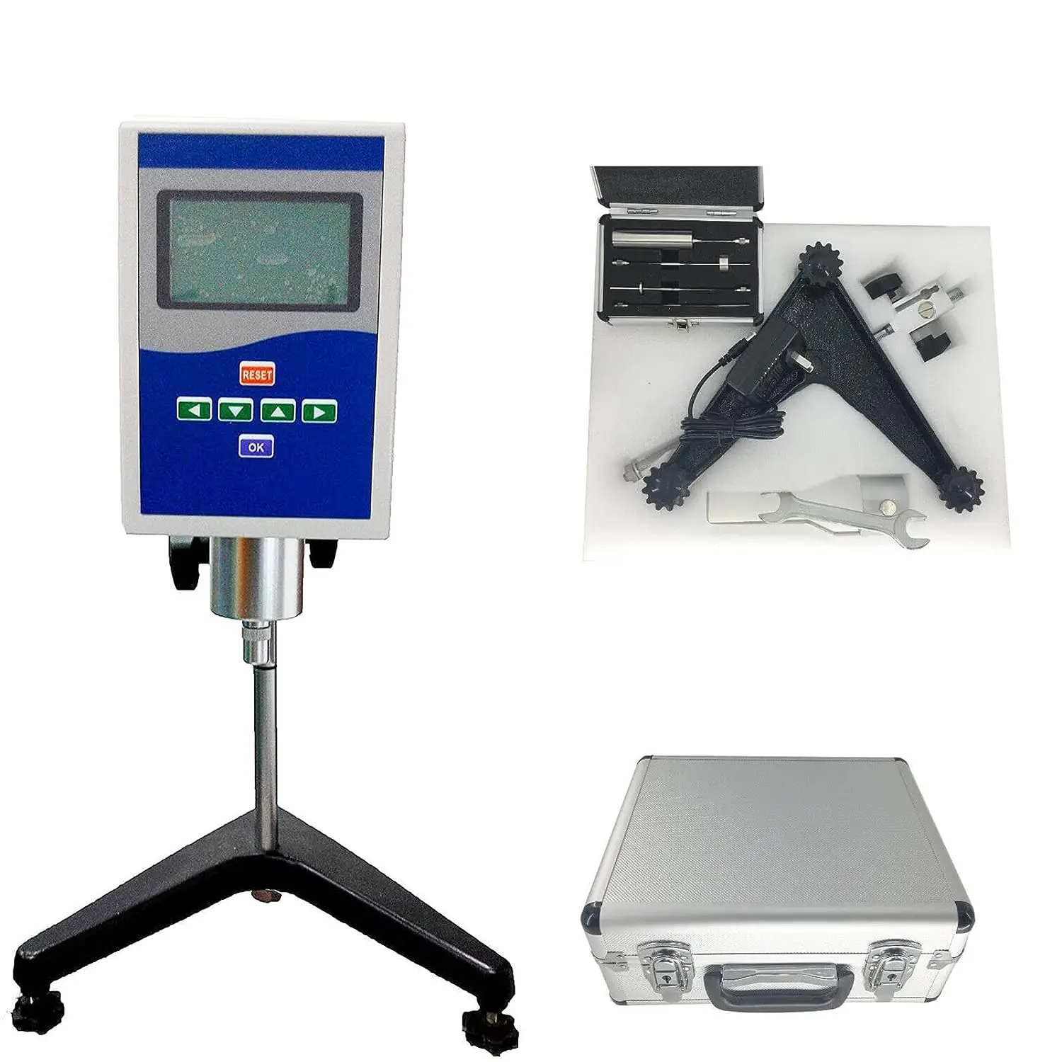 NDJ-5S Rotational Viscometer For oil paint plastic food Tester Viscosity Testing Instrument With Temp Sensor