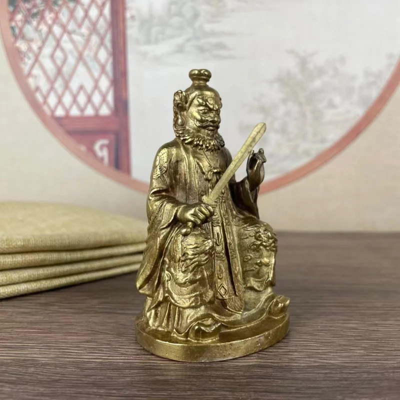 Collection: Home Decorative Items, Brass Taoist Zhang Tianshi Worship Ornaments