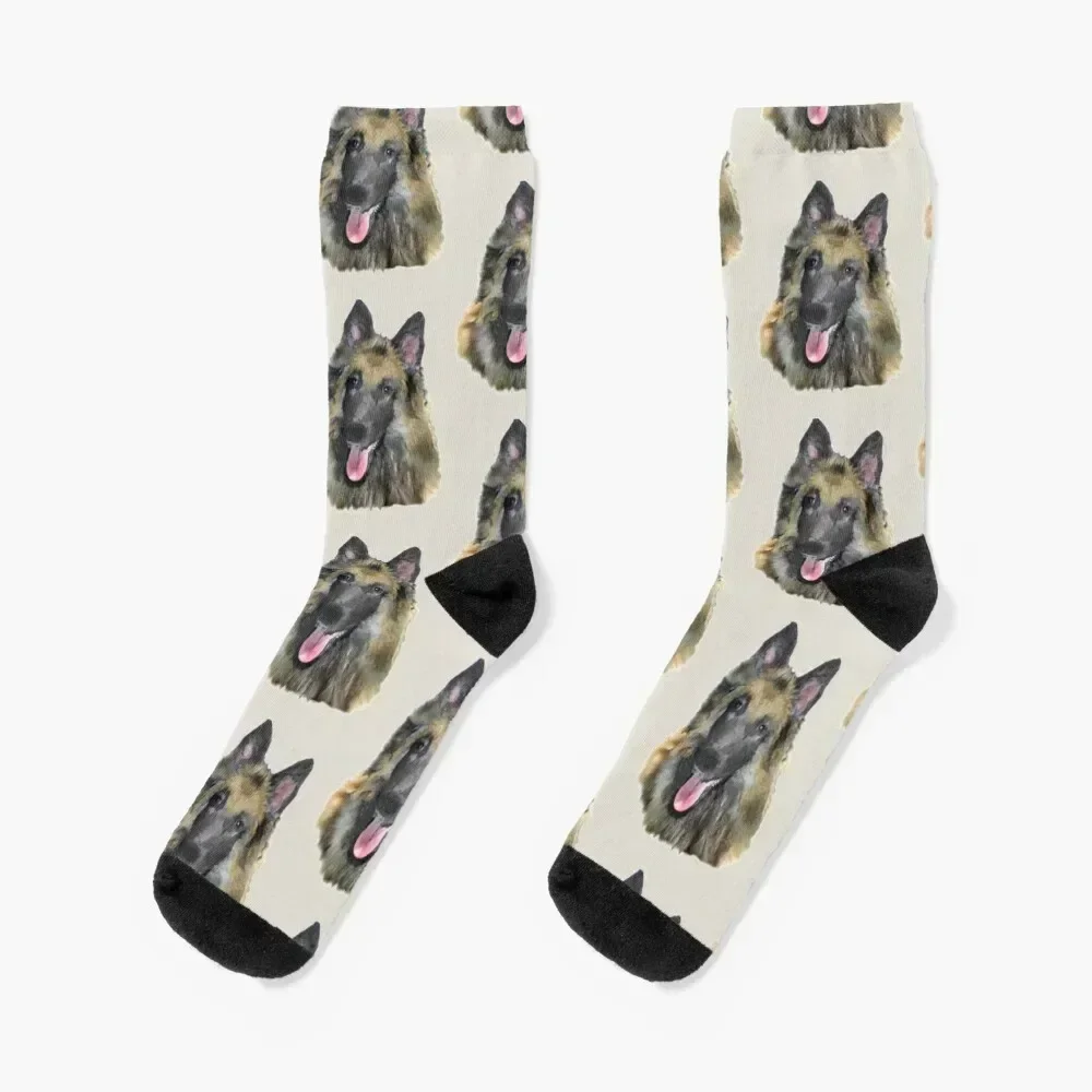 

Belgian Tervuren Gifts of Art Socks FASHION Crossfit hiking Socks Male Women's