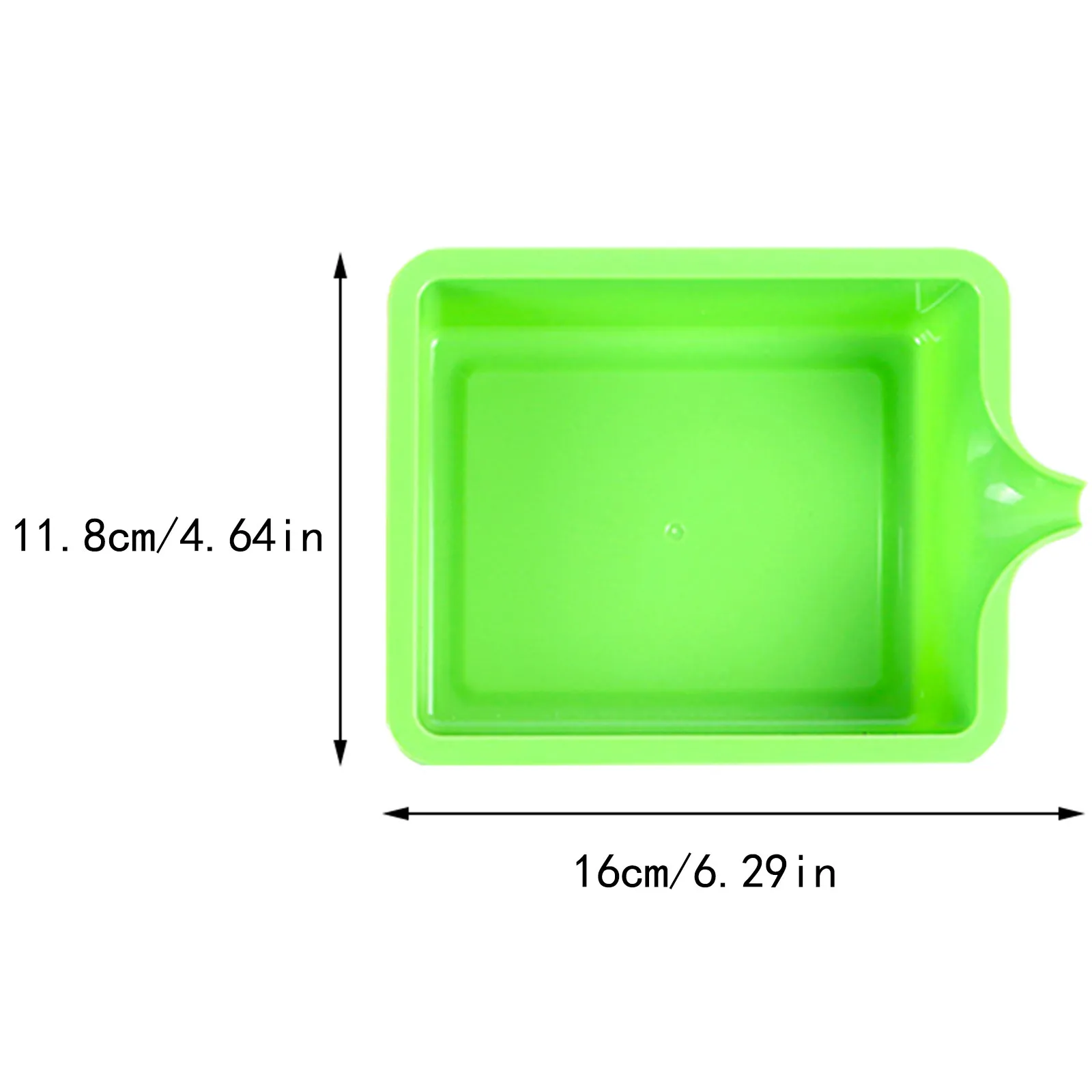 4Pcs Plastic Acrylic Plastic Paint Mixing Tray Art Student Tip Pigment Trays Stackable Palettes