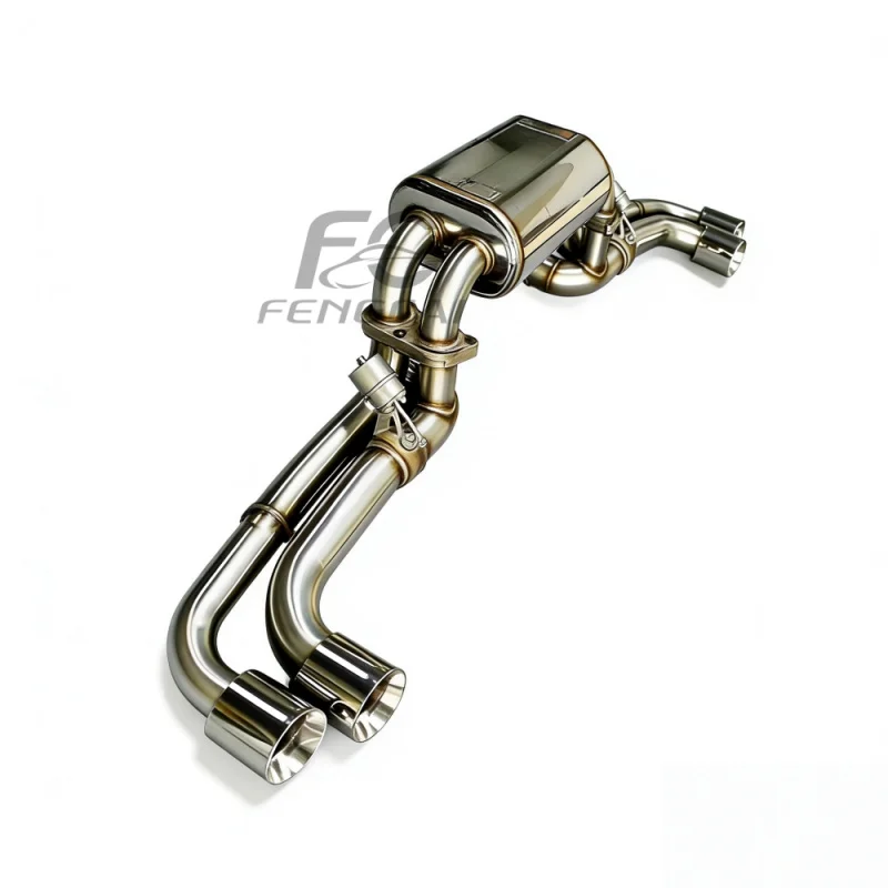 Stainless Steel Exhaust Pipes Muffler for Ferrari F430 4.3 2004-2009 Mid-engine Exhaust System Modification for Car Sound Wave
