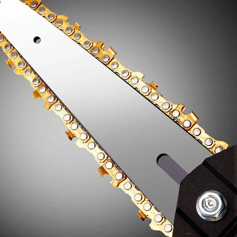 Mini 6 Inch Steel Chainsaw Chain with Guide Bar 1/4\