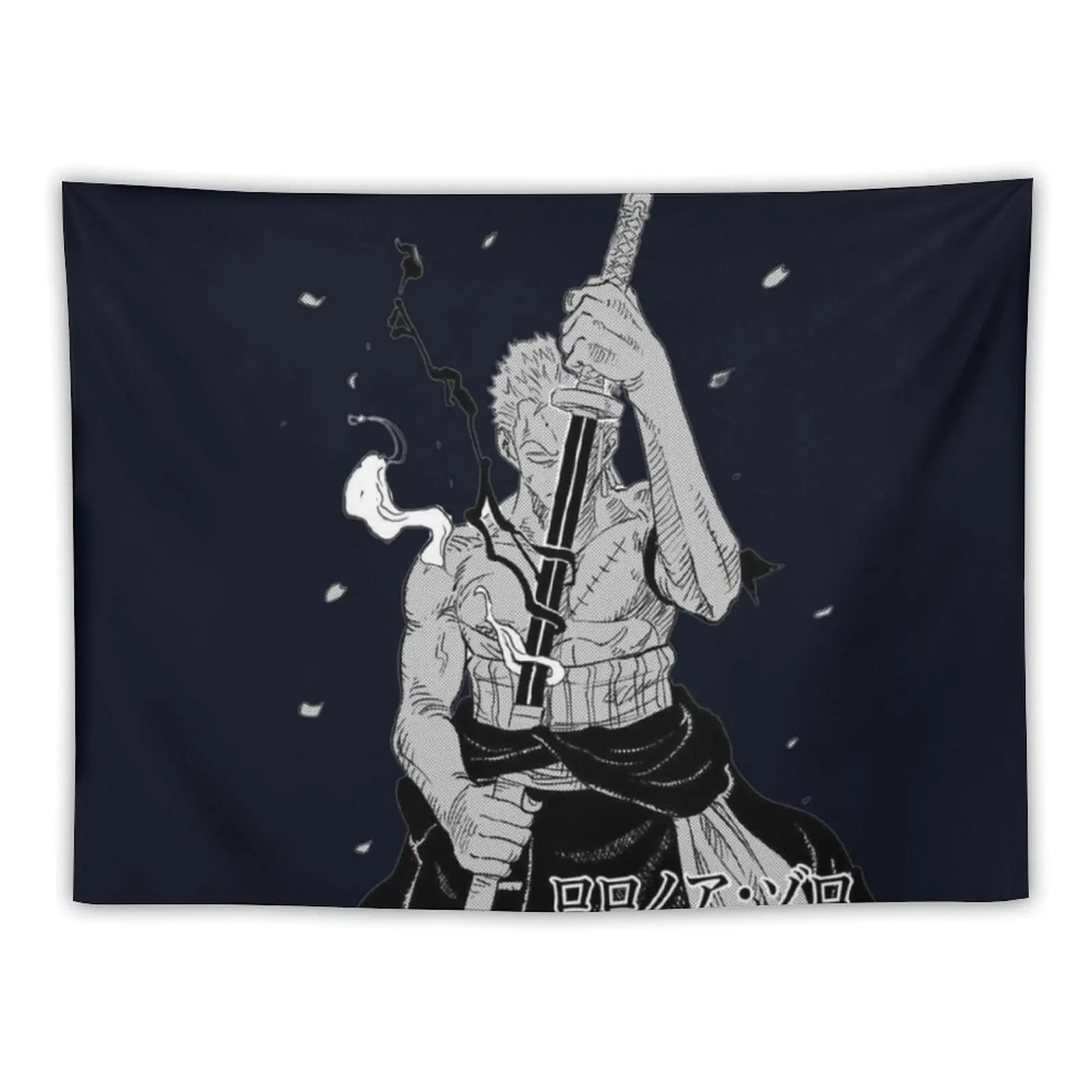 Zoro king of hell Tapestry Cute Room Things Aesthetic Room Decors Tapestry