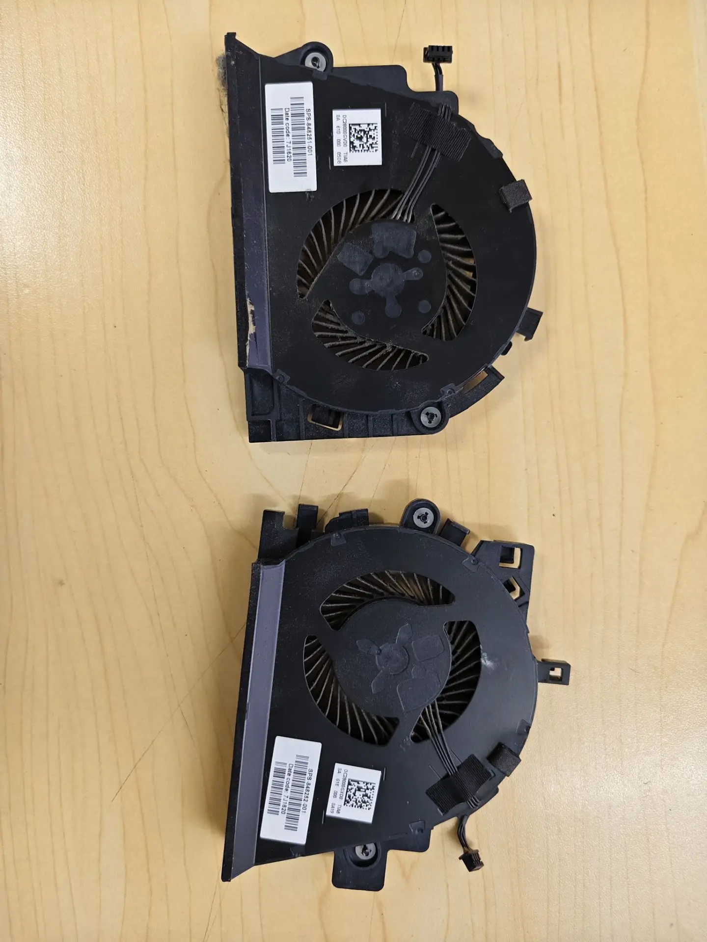 Used CPU GPU Cooling Fan for HP ZBOOK 15 G3 15 G4 848251-001 848252-001 Cooler Fan