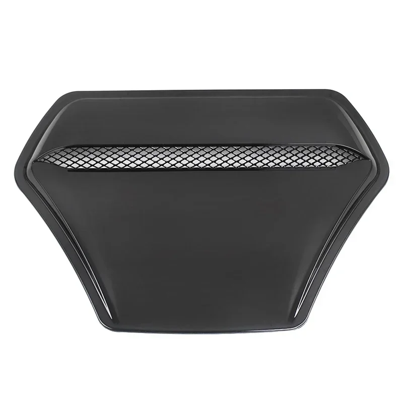 Universal Car Engine Hood Type R Simulated Carbon Fiber ABS Vent Cover Engine Hood Decoration Suitable Suitable For All Cars