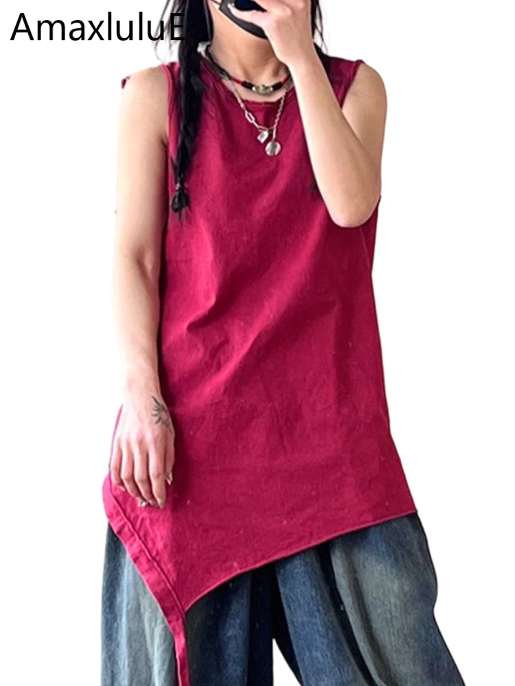 Amax LuluE British Design Vintage Classic Tops Womens Summer Leisure Loose Soild Clothes Ladies 2026 Fashion Elegant Tee Shirts