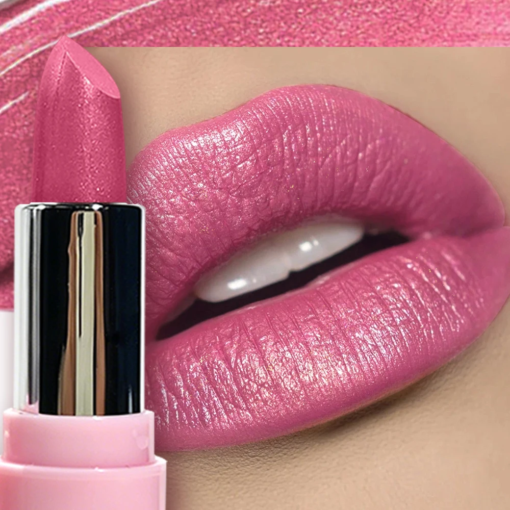 

Moisturizing, Shining, Suitable for All Skin Types, Soft Texture, Non-stick Cups, Pearlescent Finish Lipstick - The Perfect Gift