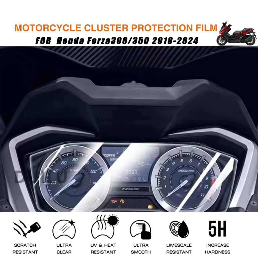

Motorcycle Protection Instrument Film For Honda Forza300/350 2018-2023 2024 Screen Protector Scratch Protector Modified Parts
