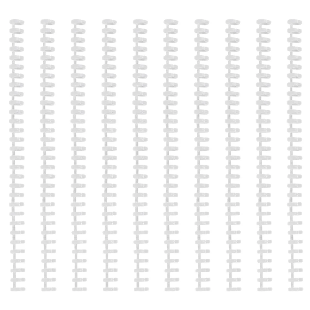 

10 шт., 30 отверстий, сменная полоса, пластиковая спиральная катушка для блокнота «сделай сам», органайзер с вкладышами, офисные принадлежности, кольцо для блокнота