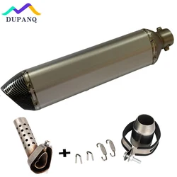 MOTERCROSS 470MM Motorcycle Exhaust Pipe Scooter Motocross Muffler Titanium Modify Escape DB Killer 51mm for MT03 MT07 R1 CBR400