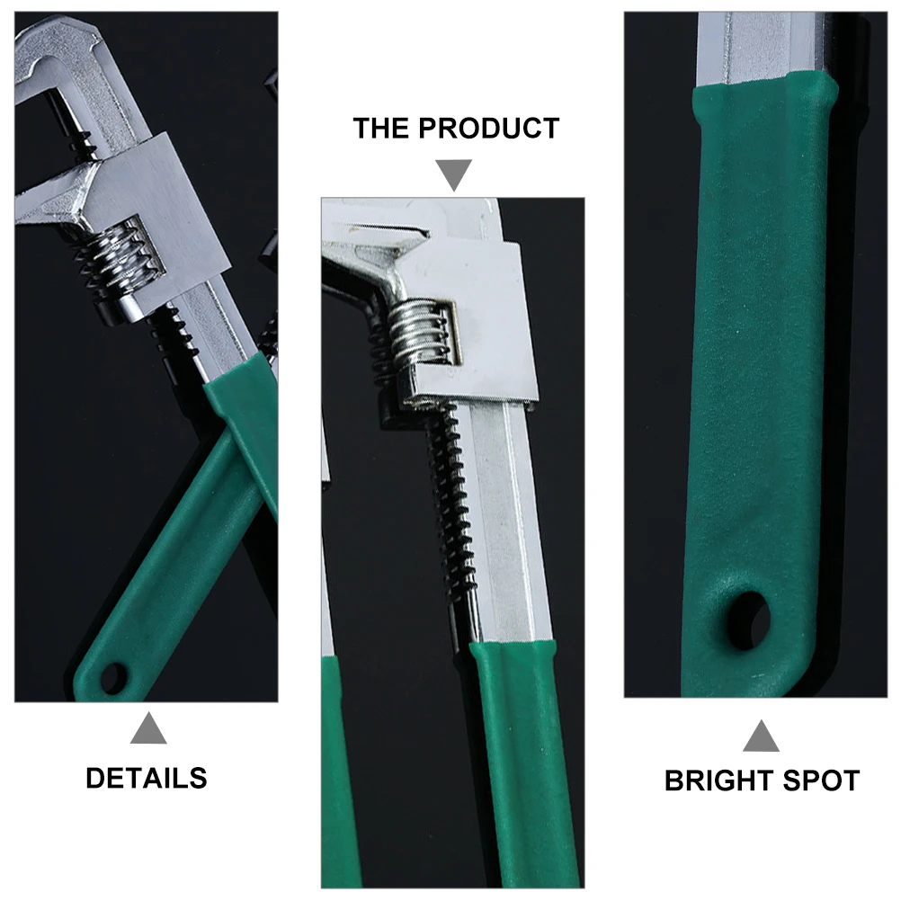 

Adjustable Metric F Type Wrench Right Angle Spanner 45# Steel Non Slip Oil Resistant Durable Hardened Jaws for Mechanics Opening