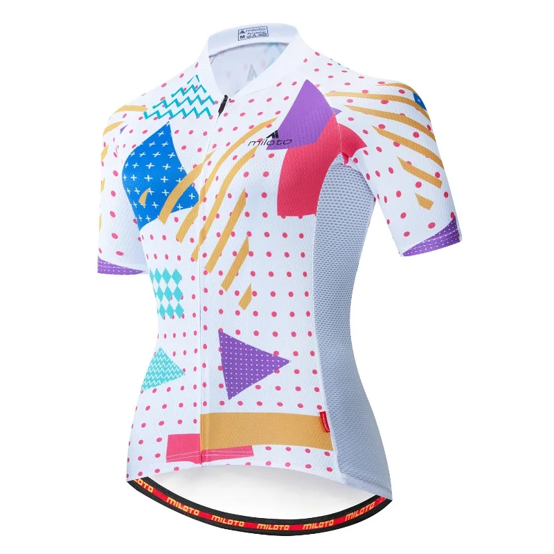 

MILOTO-Women's Short Sleeve Cycling Jersey Set, Sports Outfit, Bike Clothing Kit, Cyclist Bicycle Clothes, New, 2022