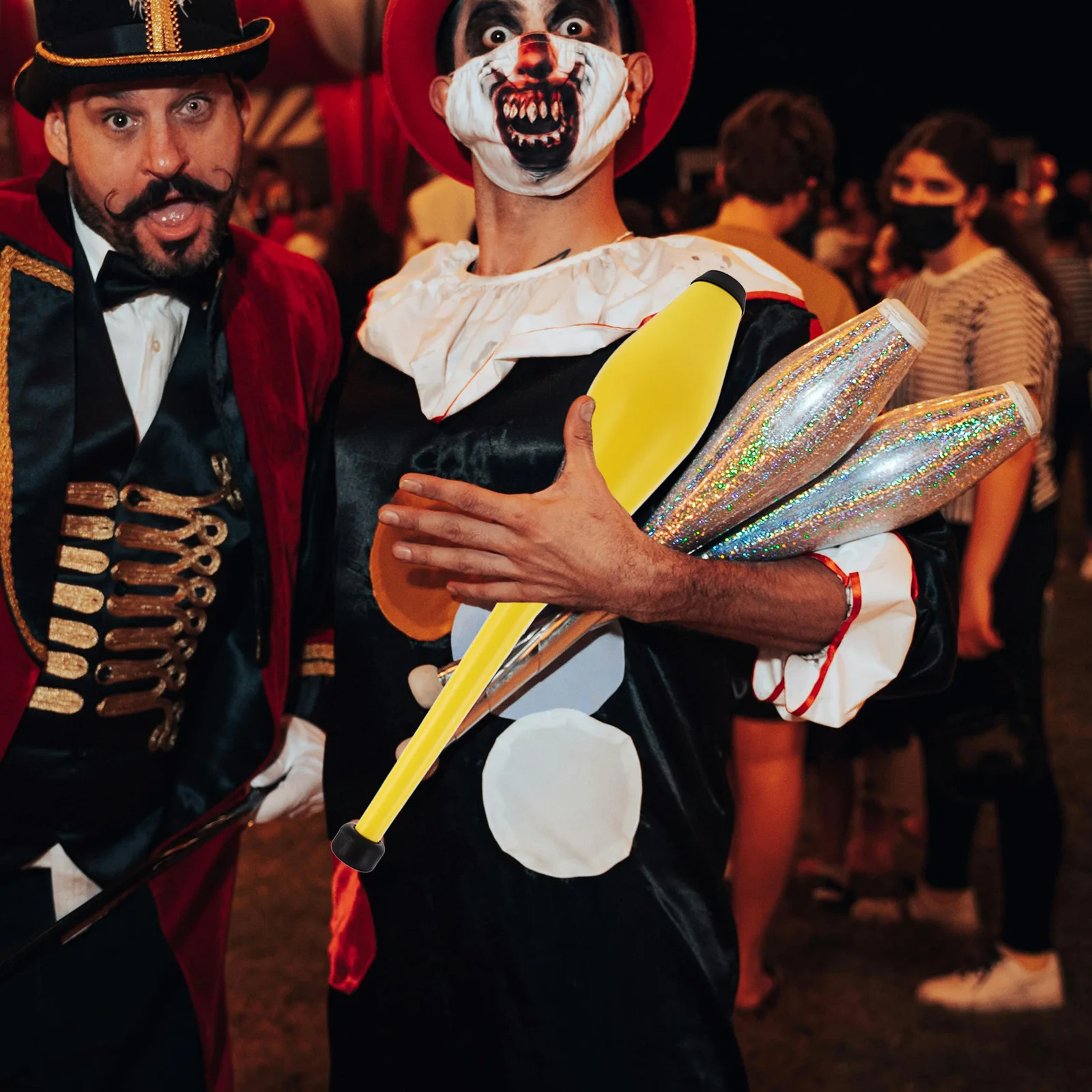 

Juggling Sticks Lightweight Plastic Circus Juggling Clubs Fun Party Props Outdoor Sports Training Pins Stage Performance